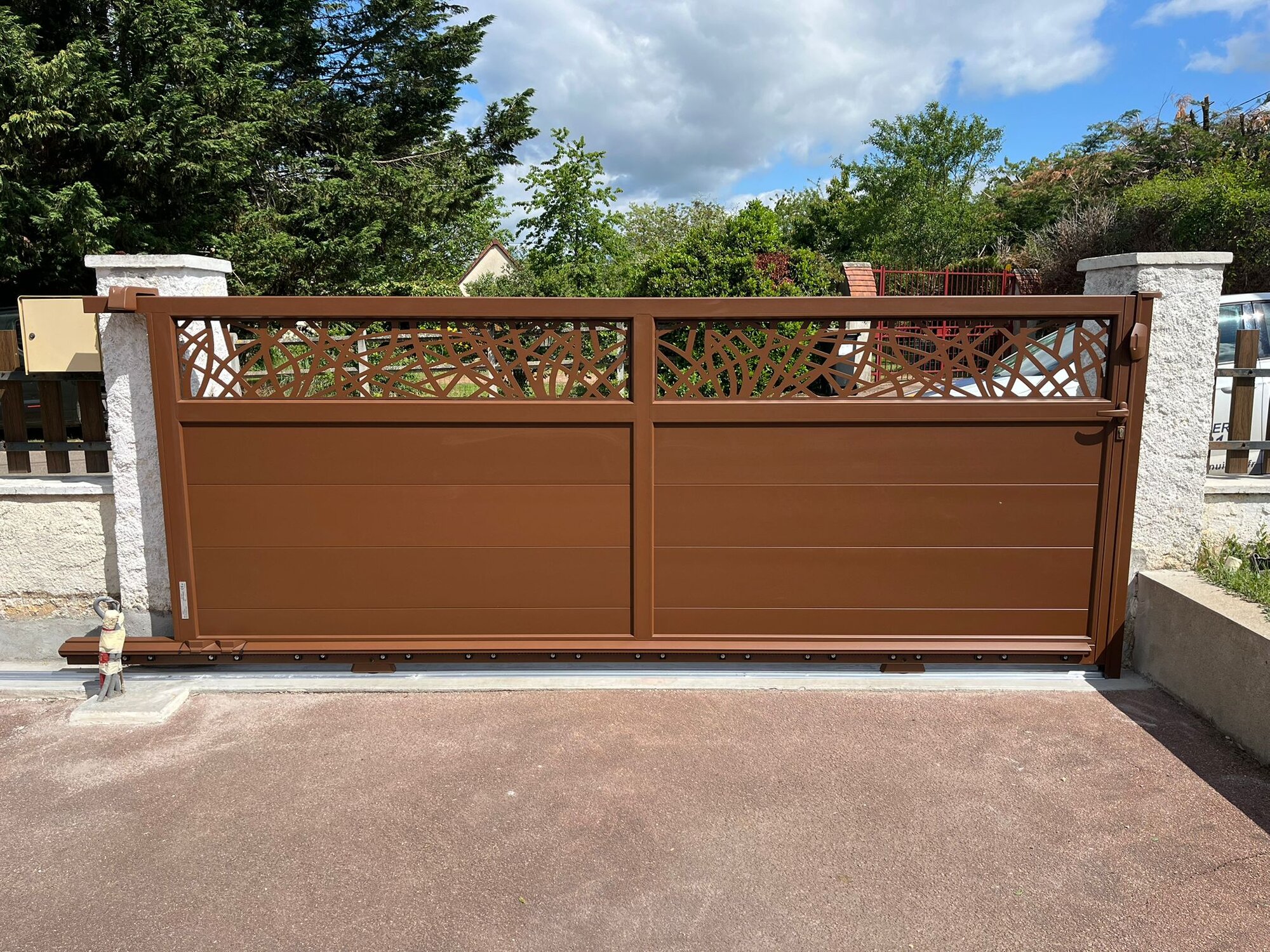 Portail aluminium Sweet Home